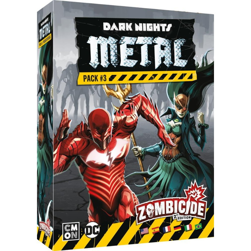 jeu : Zombicide : Dark Night Metal Pack 3 éditeur : CMON / Edge version multilingue