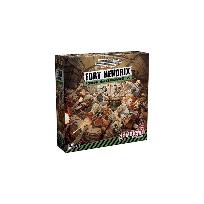 jeu : Zombicide : Fort Hendrix
éditeur : CMON / Edge
version française
