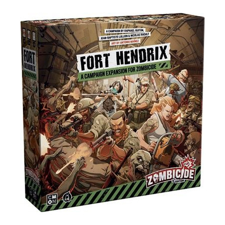 jeu : Zombicide : Fort Hendrix
éditeur : CMON / Edge
version française