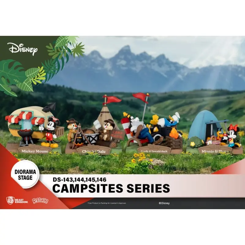 Disney diorama PVC D-Stage Campsite Series Mickey Mouse 10 cm | 4711385240351