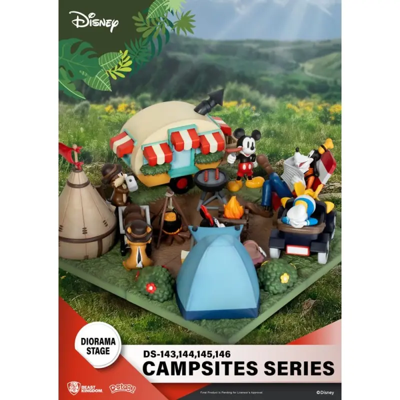 Disney diorama PVC D-Stage Campsite Series Mickey Mouse 10 cm | 4711385240351