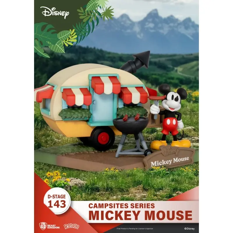 Disney diorama PVC D-Stage Campsite Series Mickey Mouse 10 cm | 4711385240351