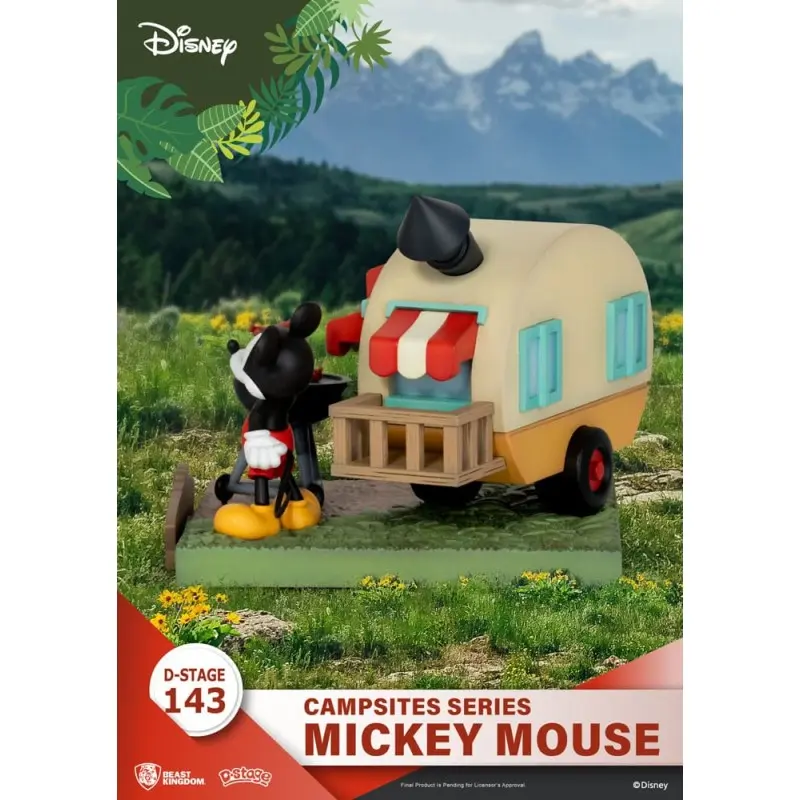 Disney diorama PVC D-Stage Campsite Series Mickey Mouse 10 cm | 4711385240351