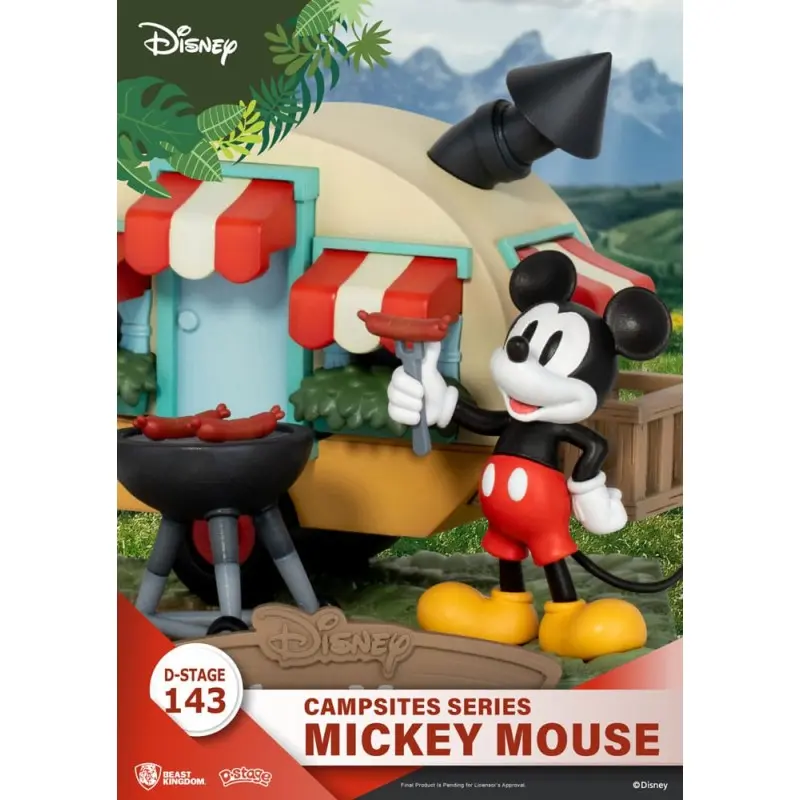 Disney diorama PVC D-Stage Campsite Series Mickey Mouse 10 cm | 4711385240351