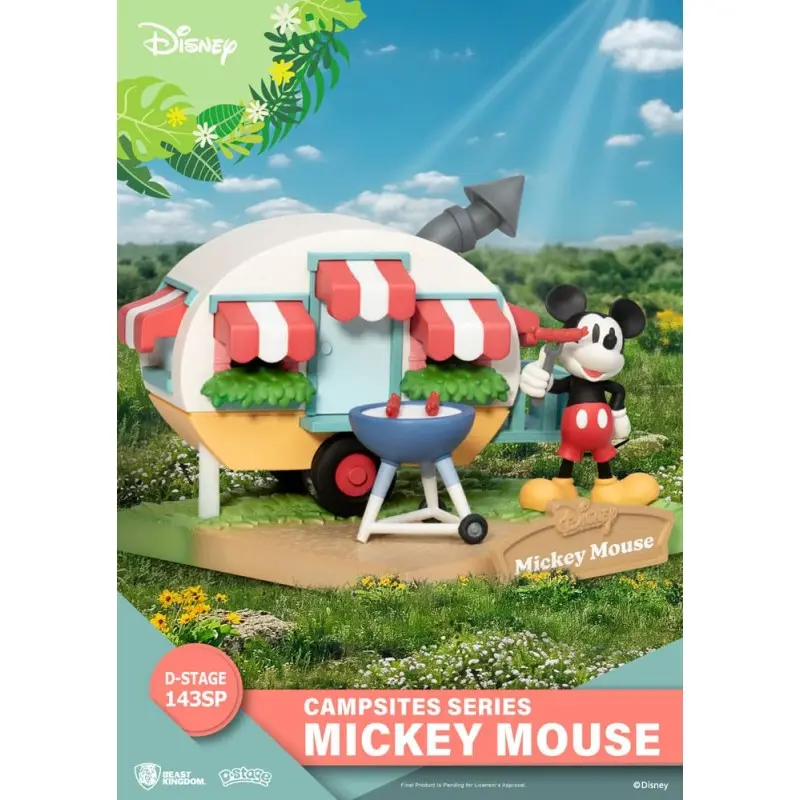 Disney diorama PVC D-Stage Campsite Series Mickey Mouse Special Edition 10 cm | 4711385241556