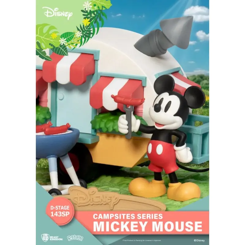 Disney diorama PVC D-Stage Campsite Series Mickey Mouse Special Edition 10 cm | 4711385241556