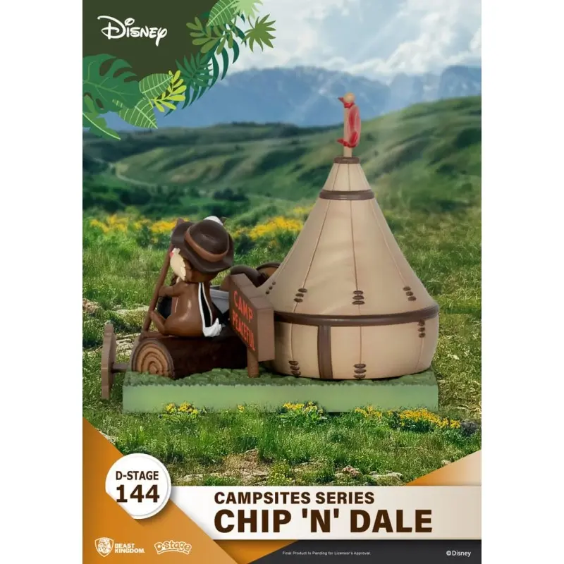 Disney diorama PVC D-Stage Campsite Series Chip & Dale 10 cm | 4711385240368