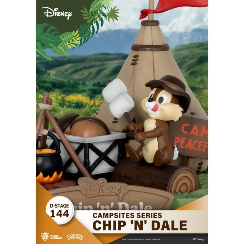 Disney diorama PVC D-Stage Campsite Series Chip & Dale 10 cm | 4711385240368