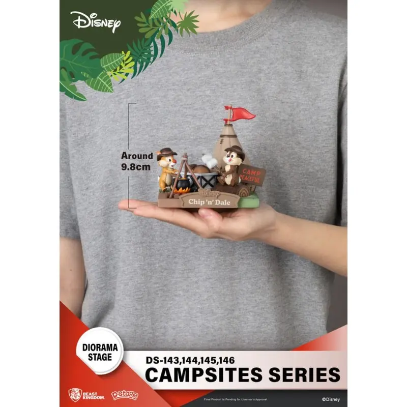 Disney diorama PVC D-Stage Campsite Series Chip & Dale 10 cm | 4711385240368