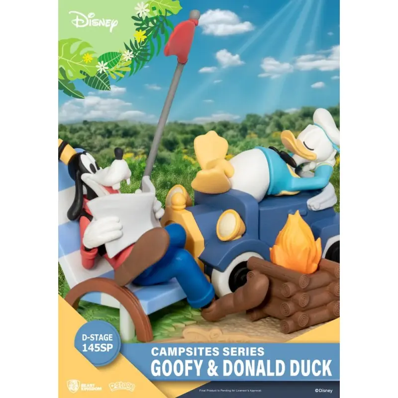 Disney diorama PVC D-Stage Campsite Series Goofy & Donald Duck Special Edition 10 cm | 4711385241570