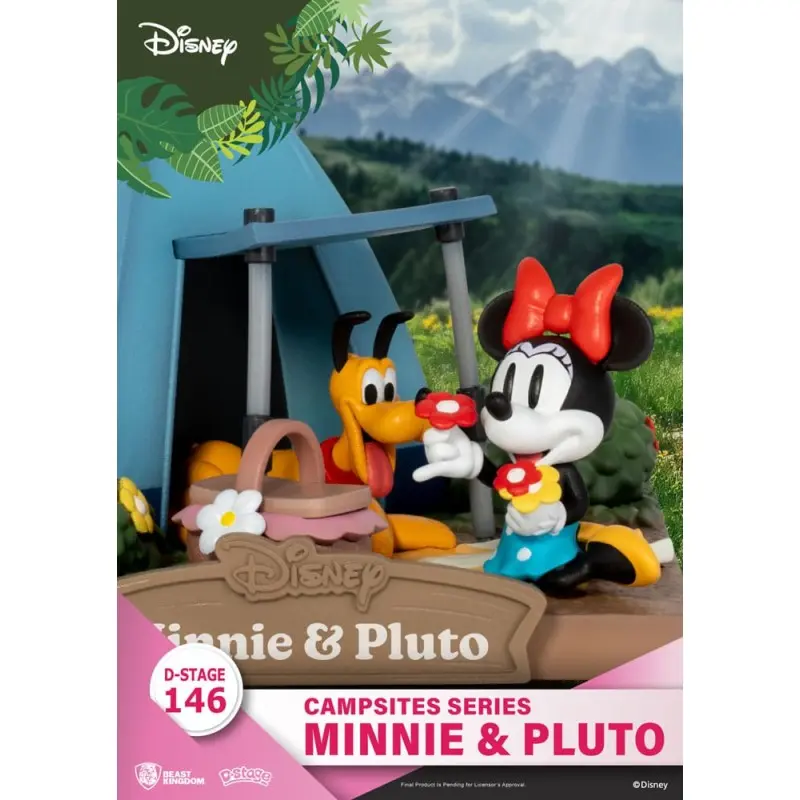 Disney diorama PVC D-Stage Campsite Series Mini & Pluto 10 cm | 4711385240382