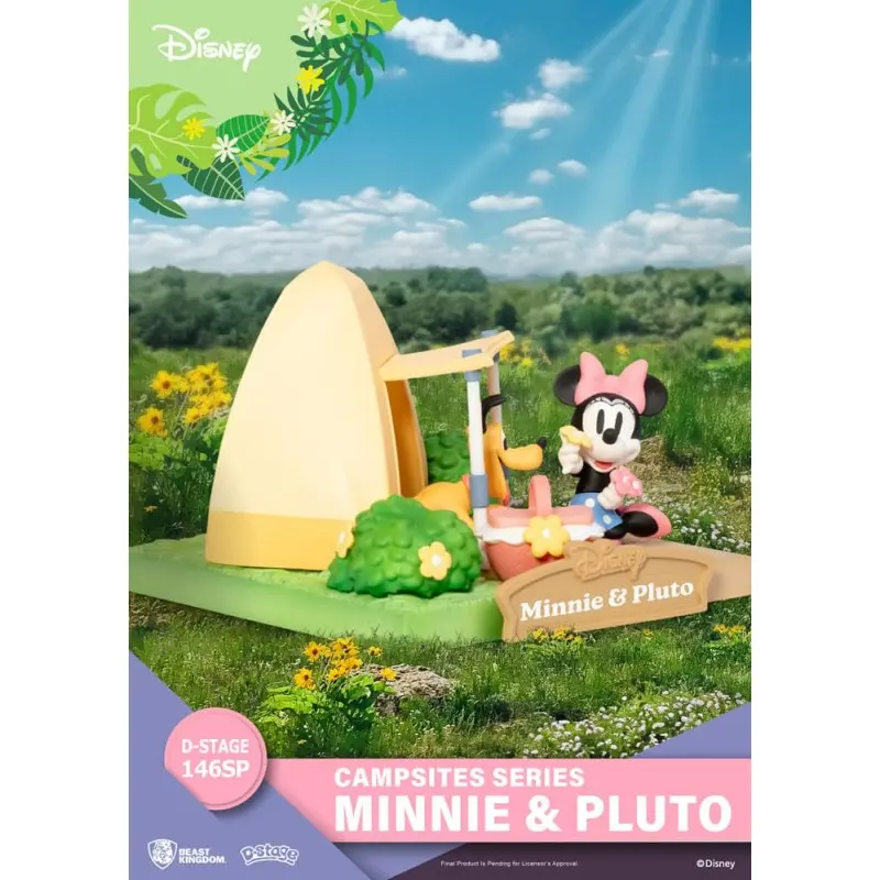 Disney diorama PVC D-Stage Campsite Series Mini & Pluto Special Edition 10 cm | 4711385241587