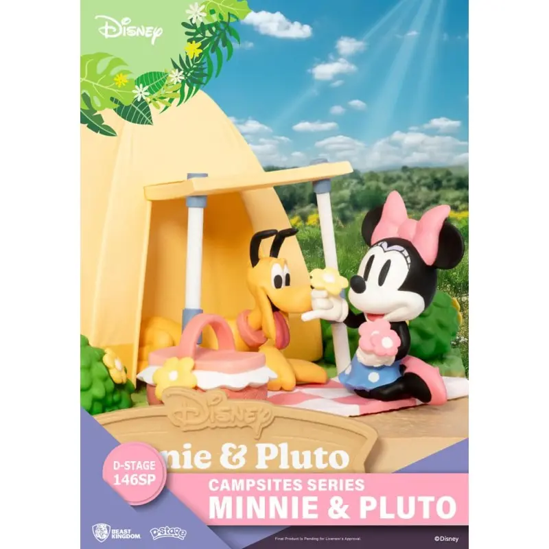 Disney diorama PVC D-Stage Campsite Series Mini & Pluto Special Edition 10 cm | 4711385241587