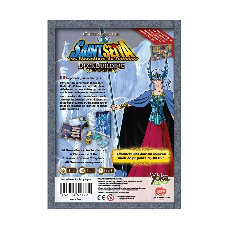 Spel: Saint Seiya - Het Deckbuilding Spel: Asgard
Uitgever: Yoka
Engelse versie