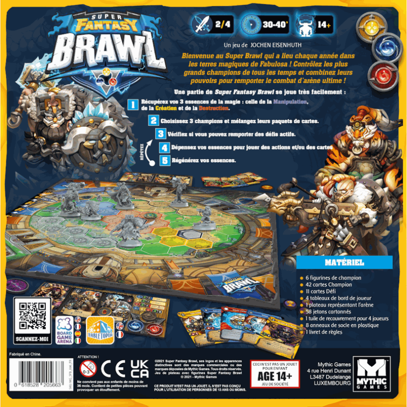 jeu : Super Fantasy Brawl
éditeur : Mythic
version française