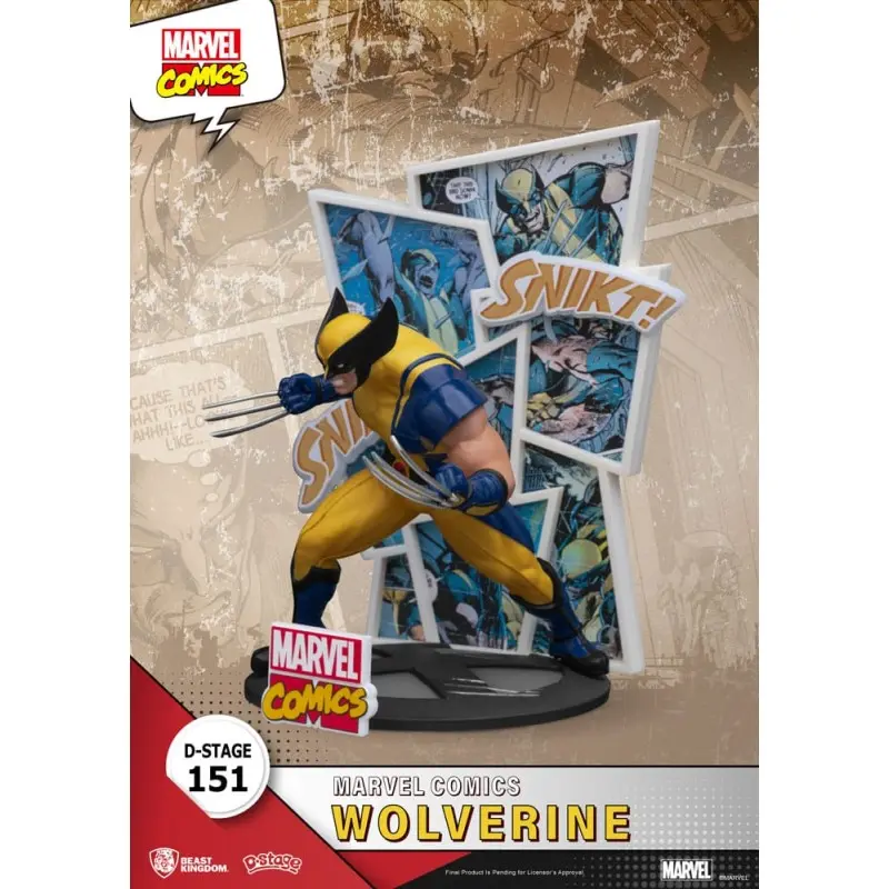 Marvel diorama PVC D-Stage Wolverine 16 cm | 4711385244663