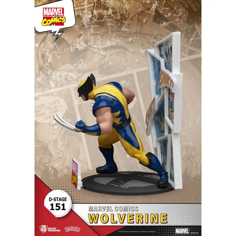 Marvel diorama PVC D-Stage Wolverine 16 cm | 4711385244663