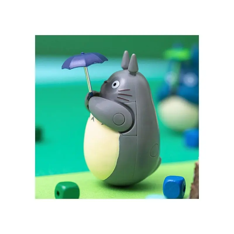Mon voisin Totoro figurine culbuto Big Totoro with leaf 7 cm | 4970381496616