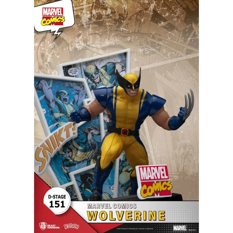 Marvel diorama PVC D-Stage Wolverine 16 cm | 4711385244663