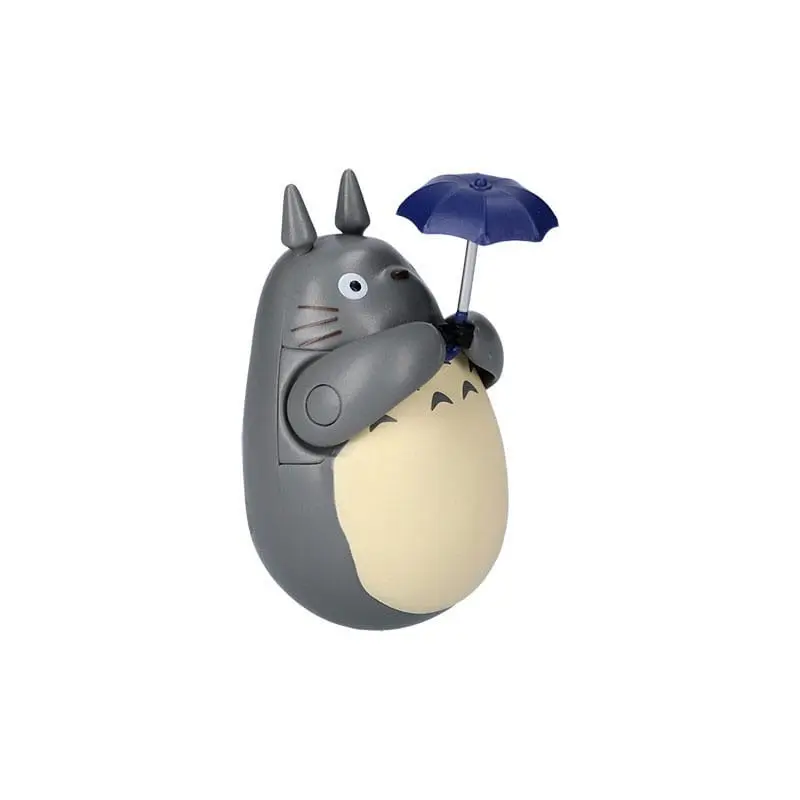 Mon voisin Totoro figurine culbuto Big Totoro with leaf 7 cm | 4970381496616