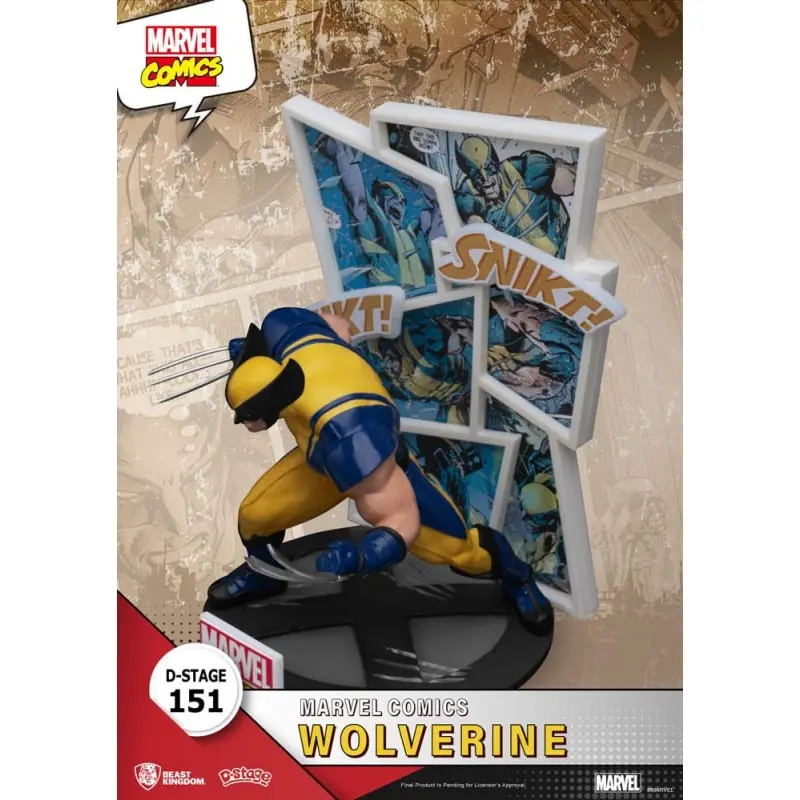 Marvel diorama PVC D-Stage Wolverine 16 cm | 4711385244663