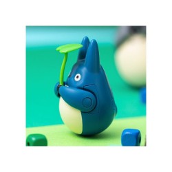 Mon voisin Totoro figurine culbuto Mid Totoro with leaf 6 cm