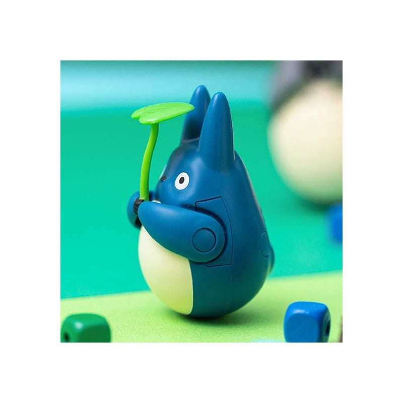 Mon voisin Totoro figurine culbuto Mid Totoro with leaf 6 cm