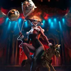 DC Comics statuette 1/10 Art Scale Harley Quinn Unleashed 30 cm   | 0618231957088