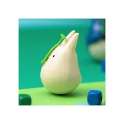 Mon voisin Totoro figurine culbuto Small Totoro with leaf 5 cm | 4970381496630