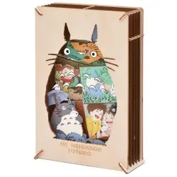 Mon voisin Totoro Paper Model Kit Paper Theater Wood Style Silhouette Big Totoro  | 4970381503680