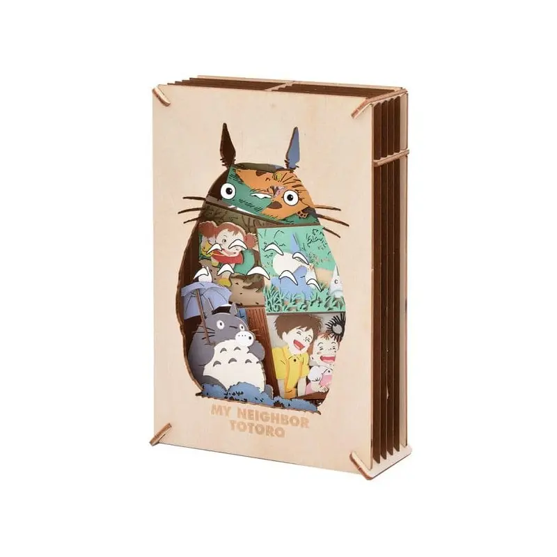 Mon voisin Totoro Paper Model Kit Paper Theater Wood Style Silhouette Big Totoro  | 4970381503680