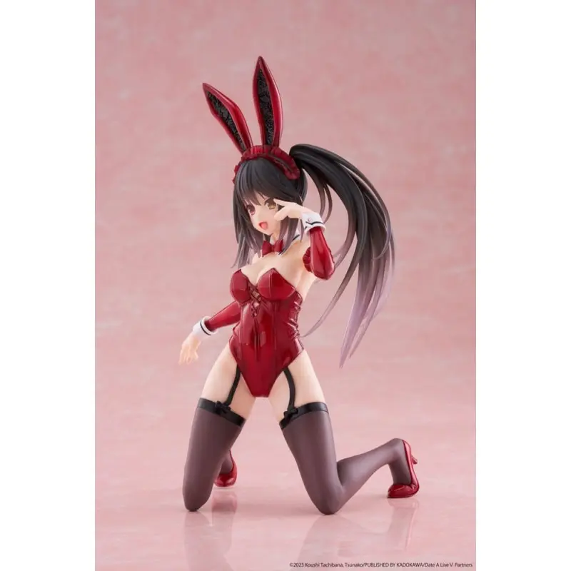 Date A Live V statuette PVC Desktop Cute Figure Kurumi Tokisaki Bunny Ver. 13 cm   | 0000154413831