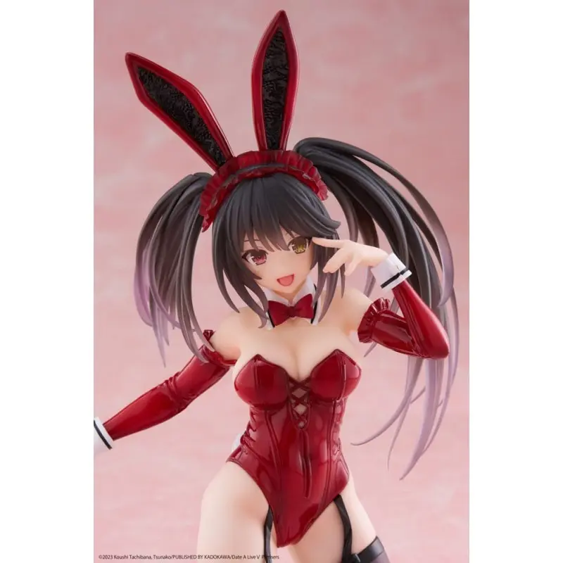 Date A Live V statuette PVC Desktop Cute Figure Kurumi Tokisaki Bunny Ver. 13 cm   | 0000154413831