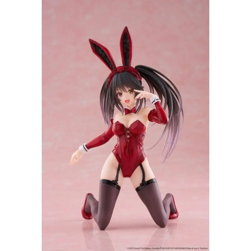 Date A Live V statuette PVC Desktop Cute Figure Kurumi Tokisaki Bunny Ver. 13 cm   | 0000154413831