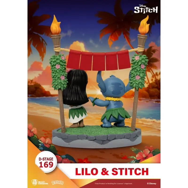 Lilo & Stitch diorama PVC D-Stage Lilo & Stitch 16 cm  | 4711385254426