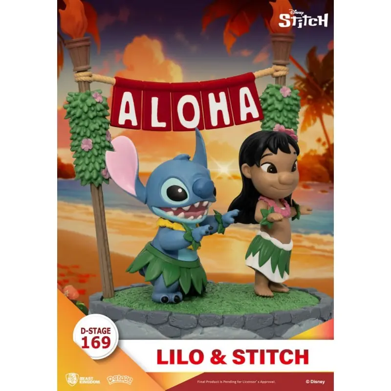 Lilo & Stitch diorama PVC D-Stage Lilo & Stitch 16 cm  | 4711385254426