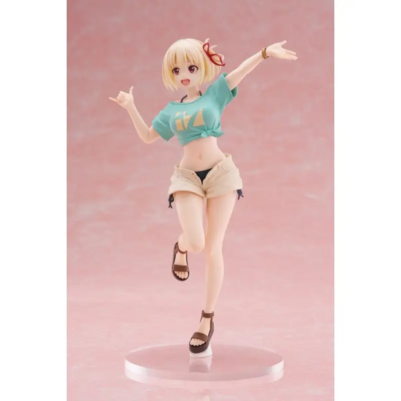 Lycoris Recoil statuette PVC Coreful Chisato Nishikigi Hawaiian Ver. 18 cm  | 0840342402816