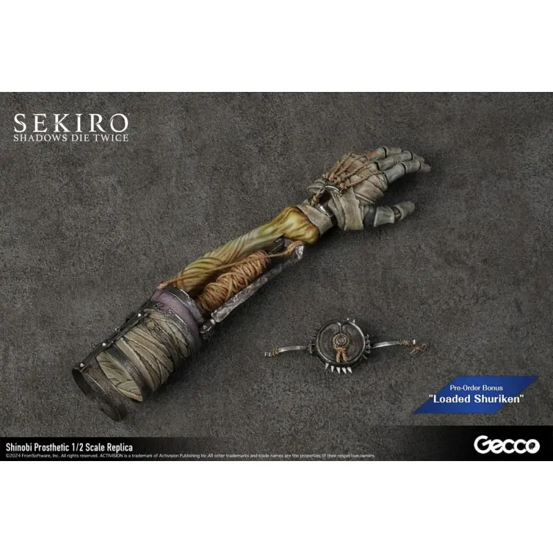 Sekiro: Shadows Die Twice réplique 1/2 Shinobi Prosthetic 32 cm | 4580744650892