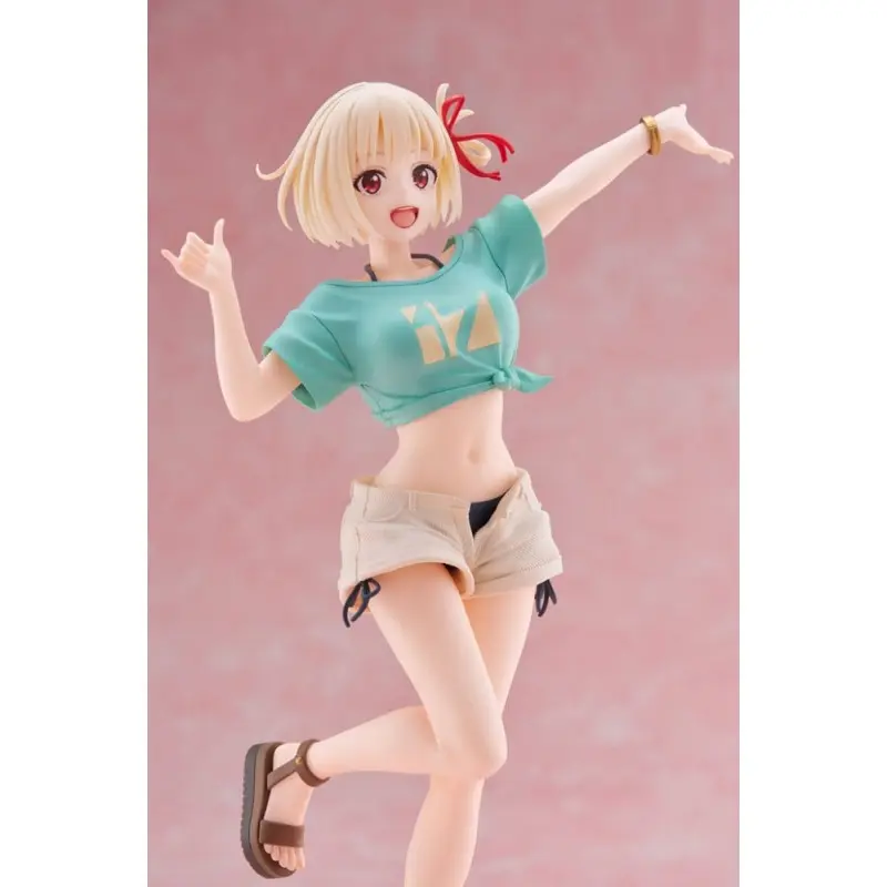 Lycoris Recoil statuette PVC Coreful Chisato Nishikigi Hawaiian Ver. 18 cm  | 0840342402816