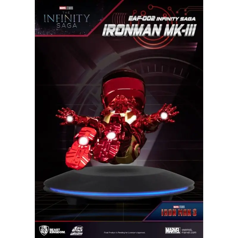 Iron Man 3 diorama lumineux Egg Attack Iron Man Mark III 16 cm | 4711385245097