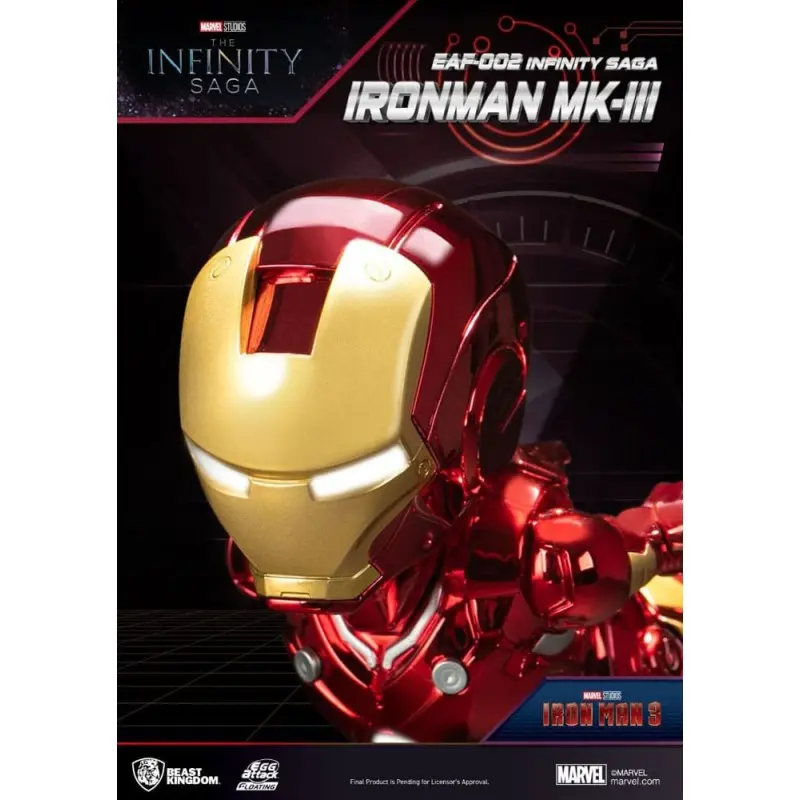 Iron Man 3 diorama lumineux Egg Attack Iron Man Mark III 16 cm | 4711385245097