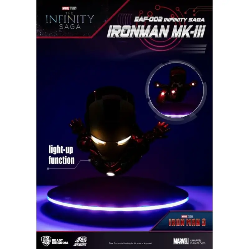 Iron Man 3 diorama lumineux Egg Attack Iron Man Mark III 16 cm | 4711385245097