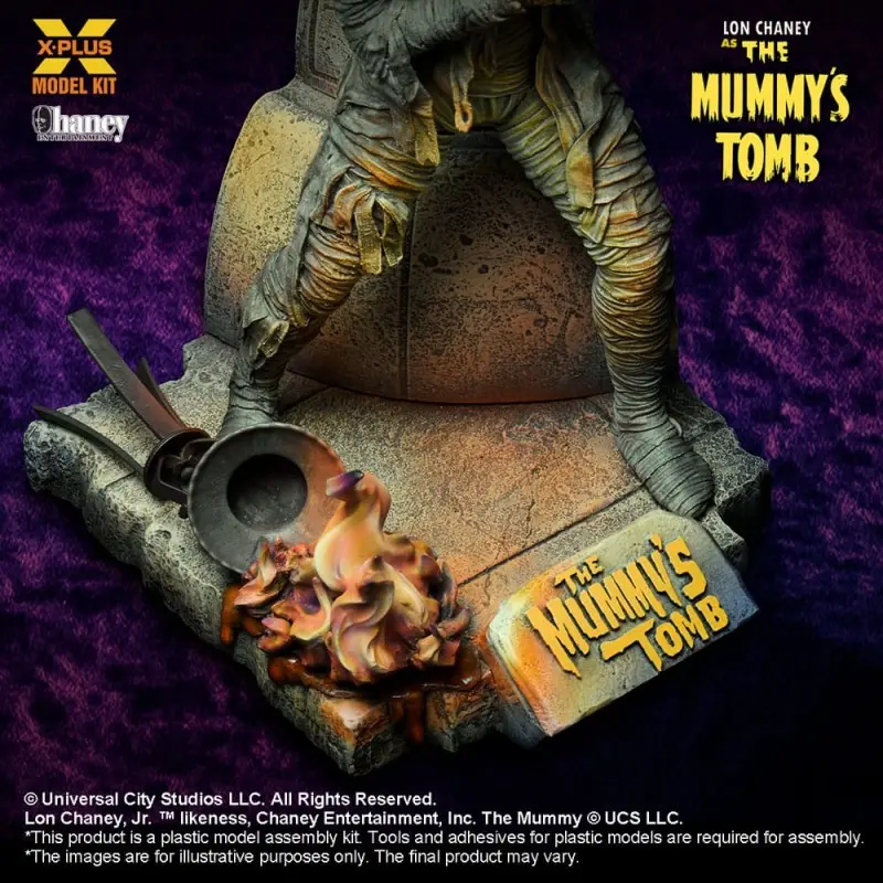 La Tombe de la Momie figurine Plastic Model Kit 1/8 Lon Chaney Jr. as Mummy 23 cm | 4532149021623