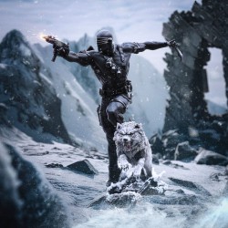 GI Joe statuette 1/10 Art Scale Snake Eyes 23 cm          