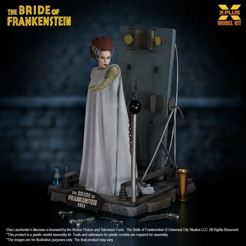 La Fiancée de Frankenstein figurine Plastic Model Kit 1/8 Bride of Frankenstein 21 cm | 4532149022385