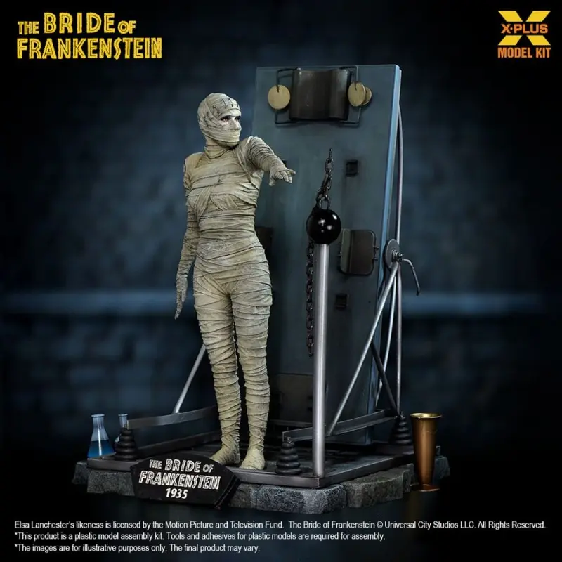 La Fiancée de Frankenstein figurine Plastic Model Kit 1/8 Bride of Frankenstein 21 cm | 4532149022385