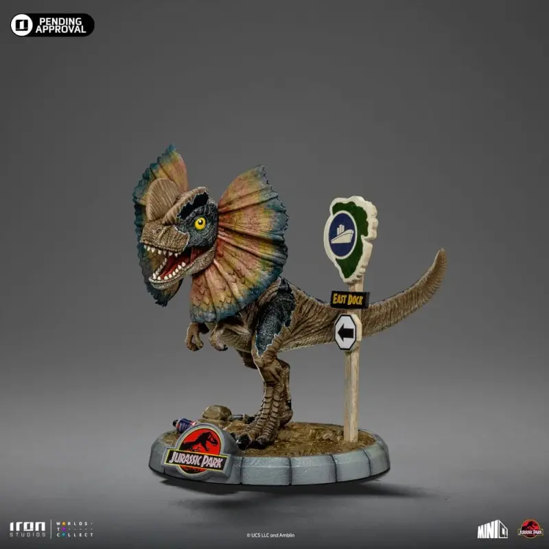 Jurassic Park figurine Mini Co. PVC Dilophosaurus 12 cm | 0618231955152