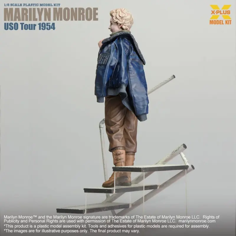 Marilyn Monroe figurine Plastic Model Kit 1/8 USO Tour 1954 25 cm | 4532149022699