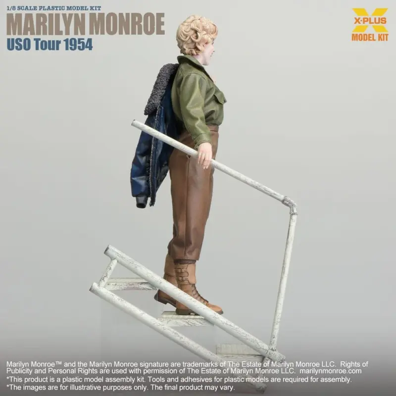 Marilyn Monroe figurine Plastic Model Kit 1/8 USO Tour 1954 25 cm | 4532149022699