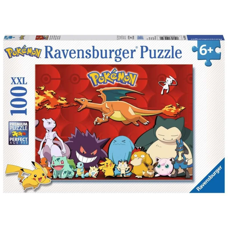 Pokémon - Puzzle 100 p XXL - My favorite Pokémon | 4005556109340